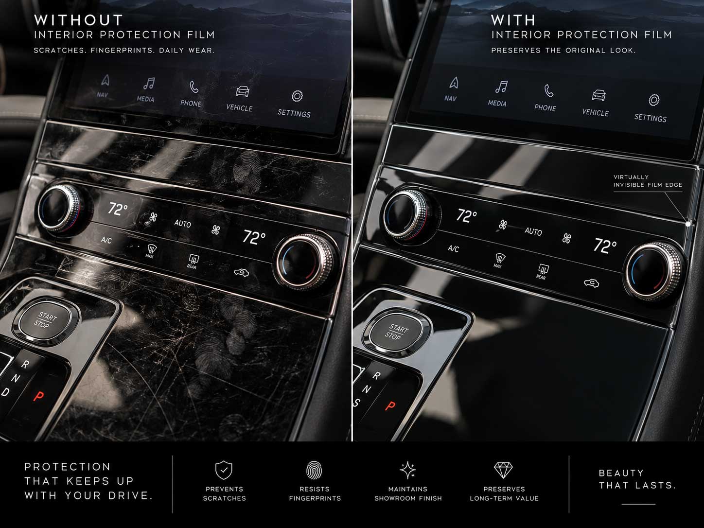 Interior Protection Film: Before & After