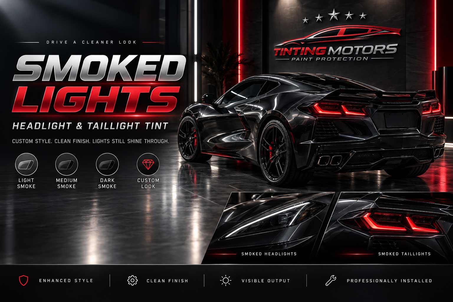 Smoked Lights Automotive Showcase