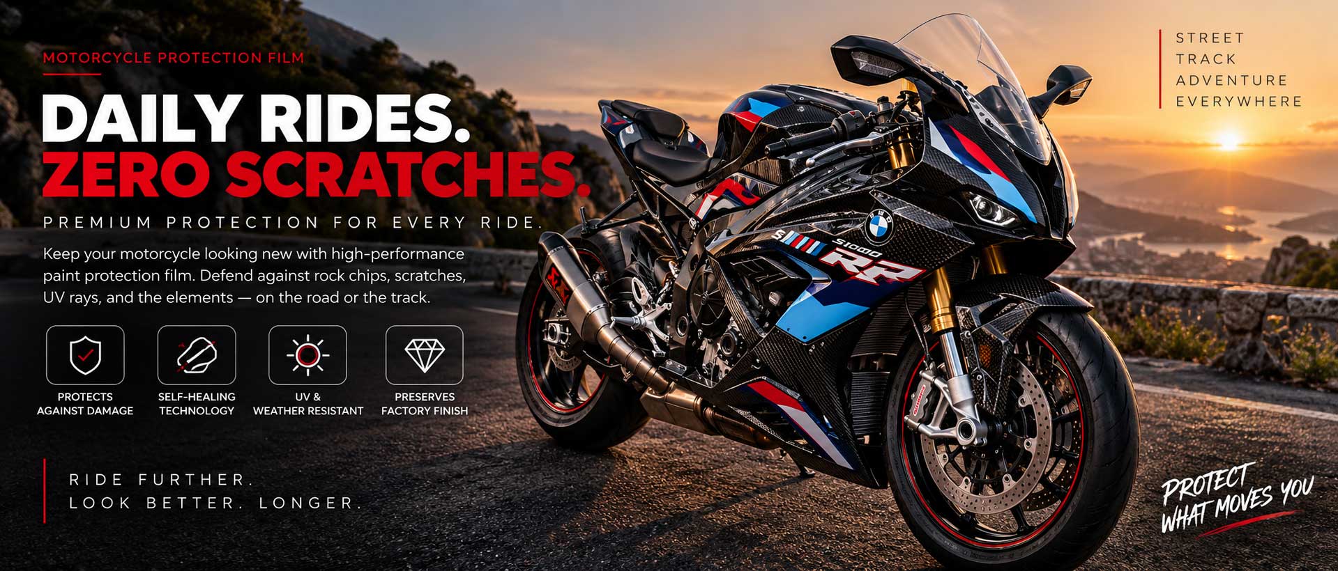 Daily rides. Zero scratches.