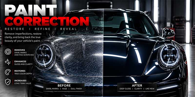 Automotive paint defects before correction