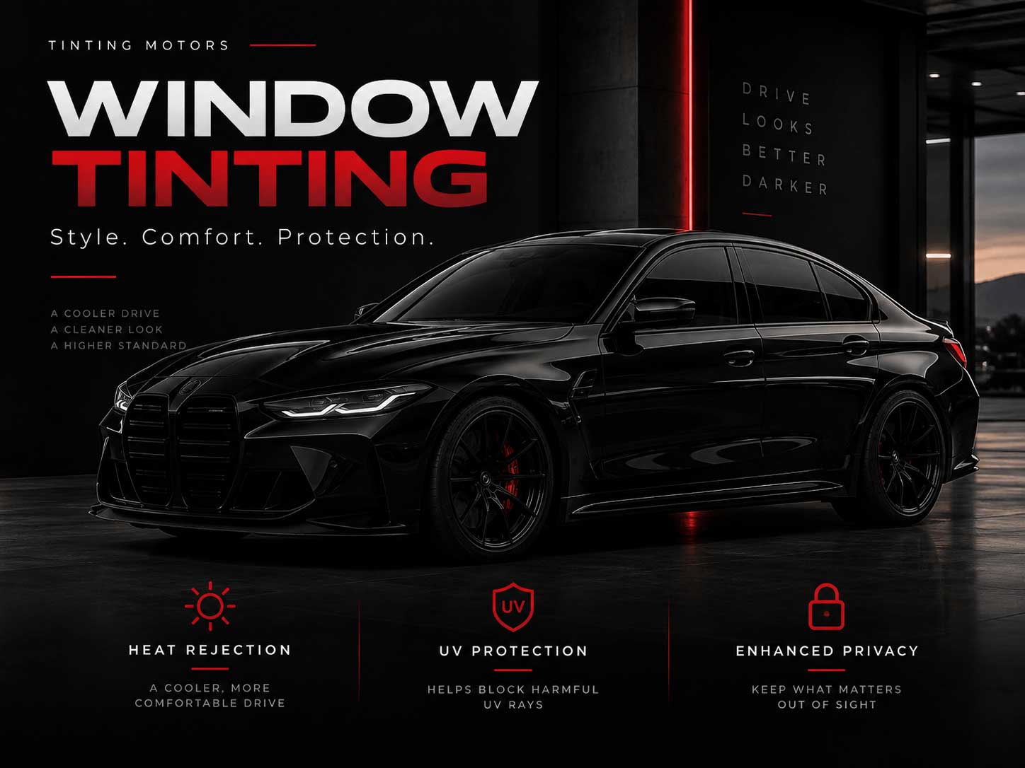 Automotive window tinting